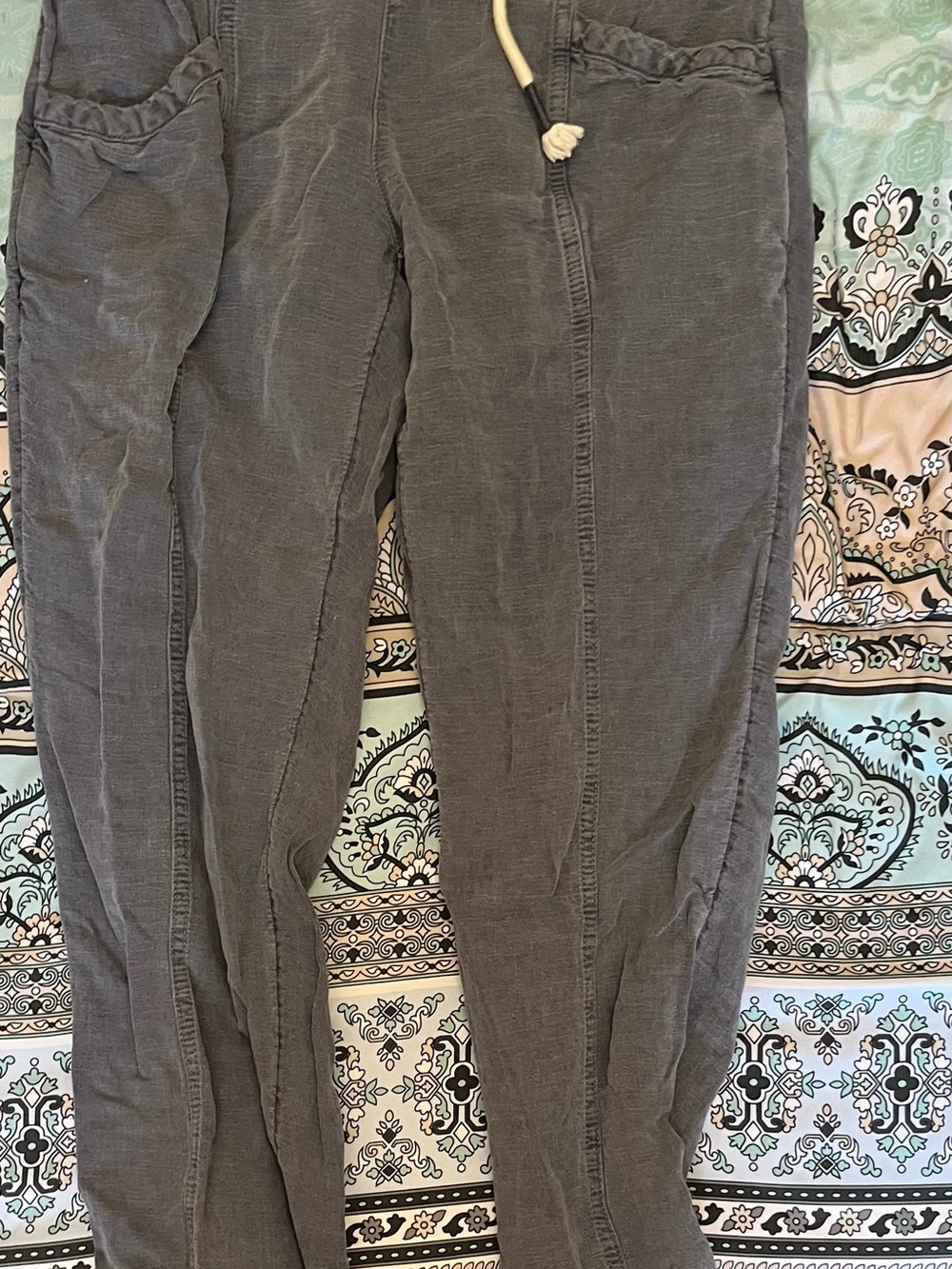 C&C California Gray Women's Drawstring Capris